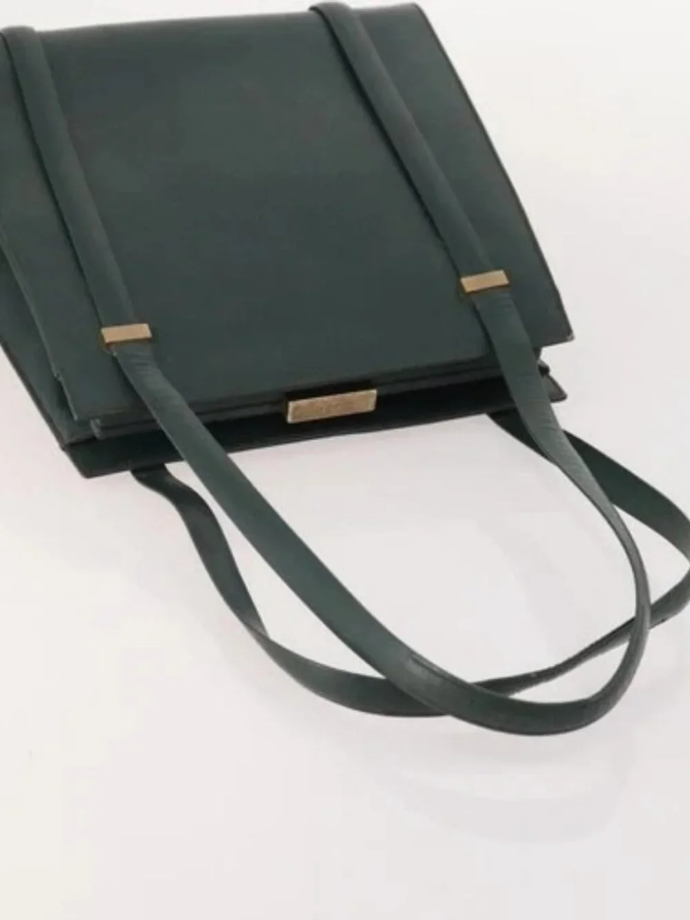 GUCCI GG Canvas Shoulder Bag Leather 3 Set Black Beige Auth bs34147
